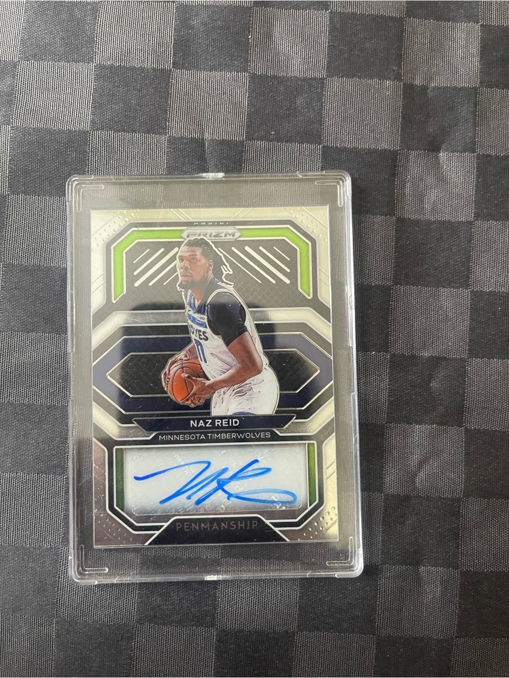 Naz Reid prizm autograph